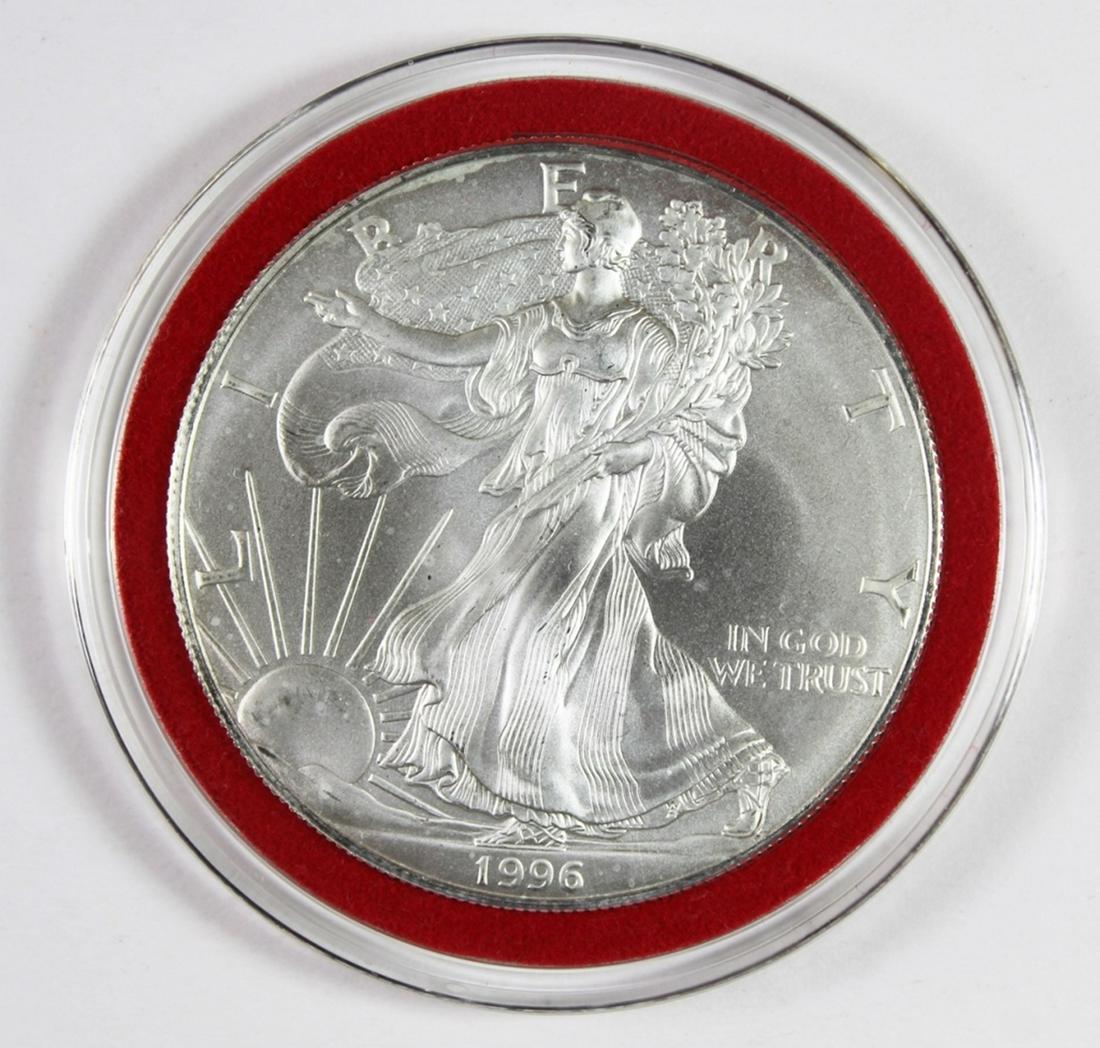 1996 AMERICAN SILVER EAGLE (1 of 2)