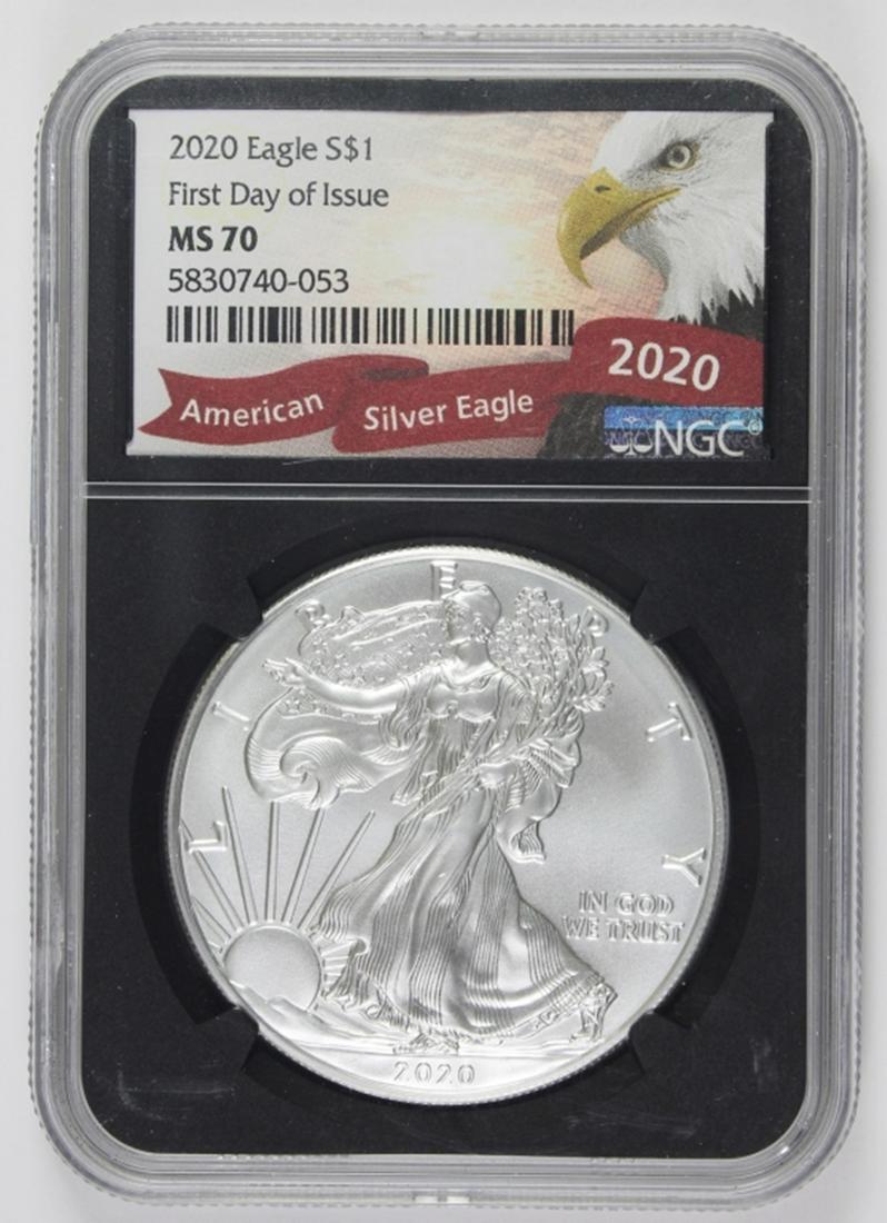 2020 AMERICAN SILVER EAGLE (1 of 2)