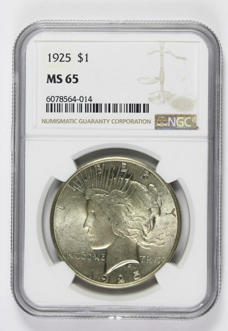 1925 PEACE SILVER DOLLAR (1 of 2)