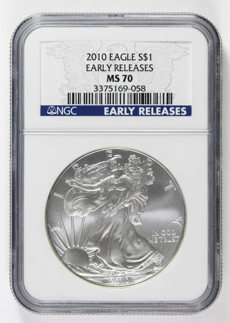 2010 AMERICAN SILVER EAGLE (1 of 2)