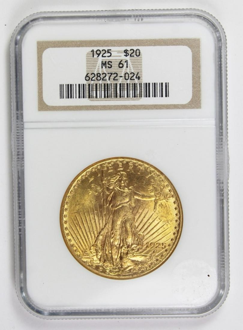 1925 $20 ST. GAUDEN'S GOLD (1 of 2)
