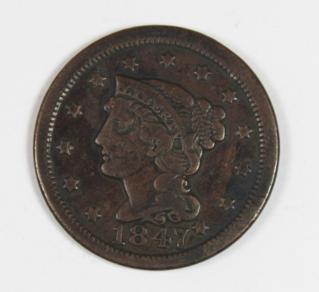 1847 LARGE CENT (1 of 2)