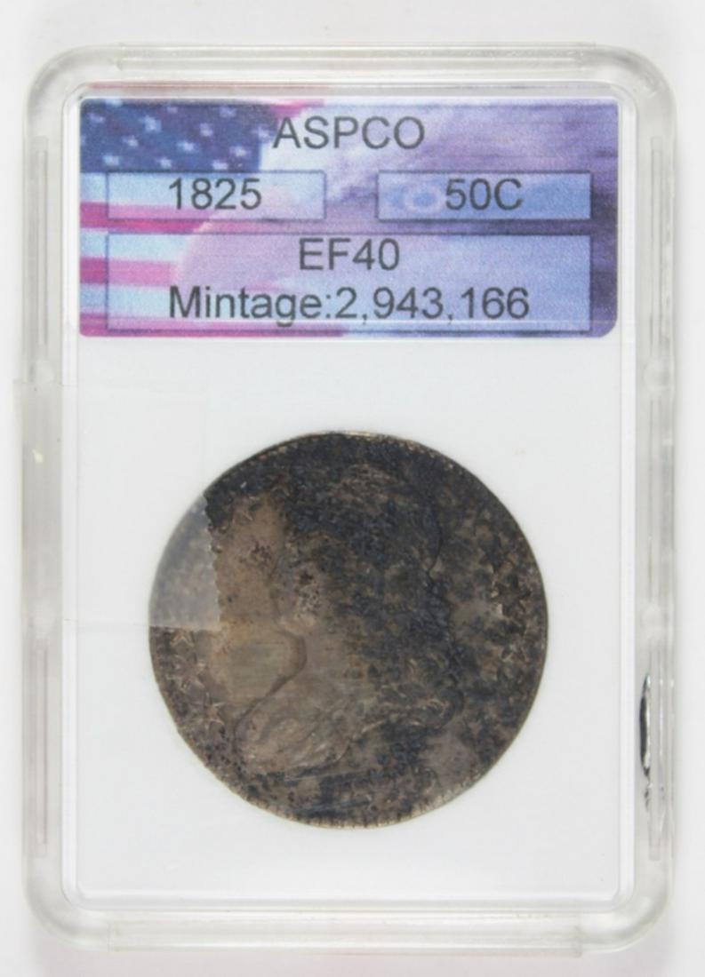 1825 BUST HALF DOLLAR (1 of 2)