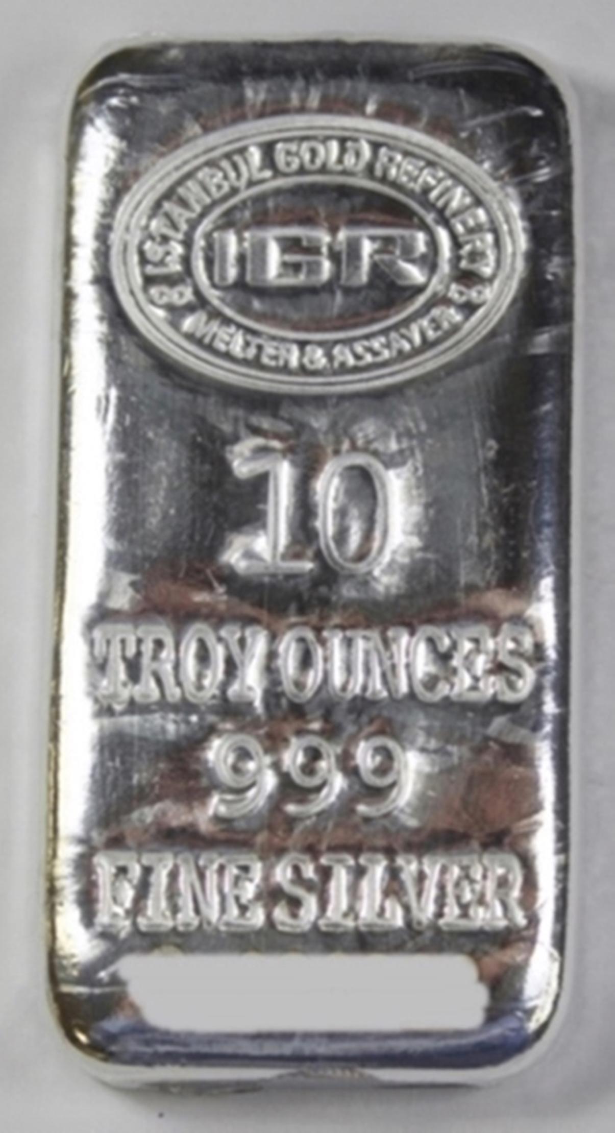 10 OZ SILVER BAR (1 of 1)