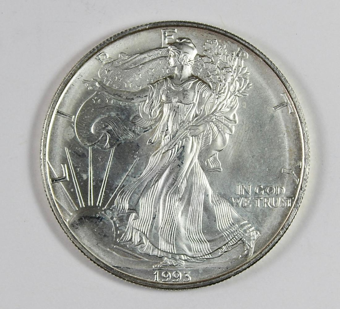 1993 AMERICAN SILVER EAGLE (1 of 2)