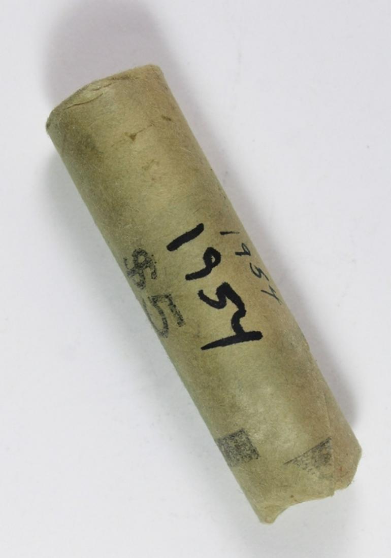 ROLL OF 1954-P SILVER ROOSEVELT DIMES (1 of 2)