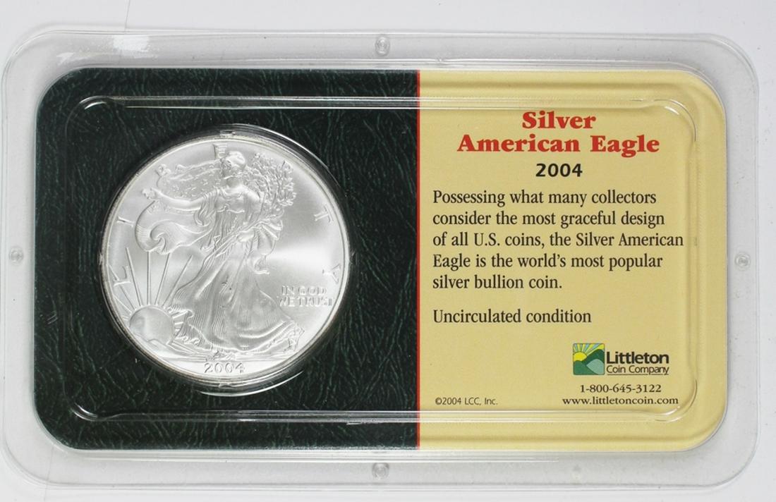 2004 AMERICAN SILVER EAGLE (1 of 2)