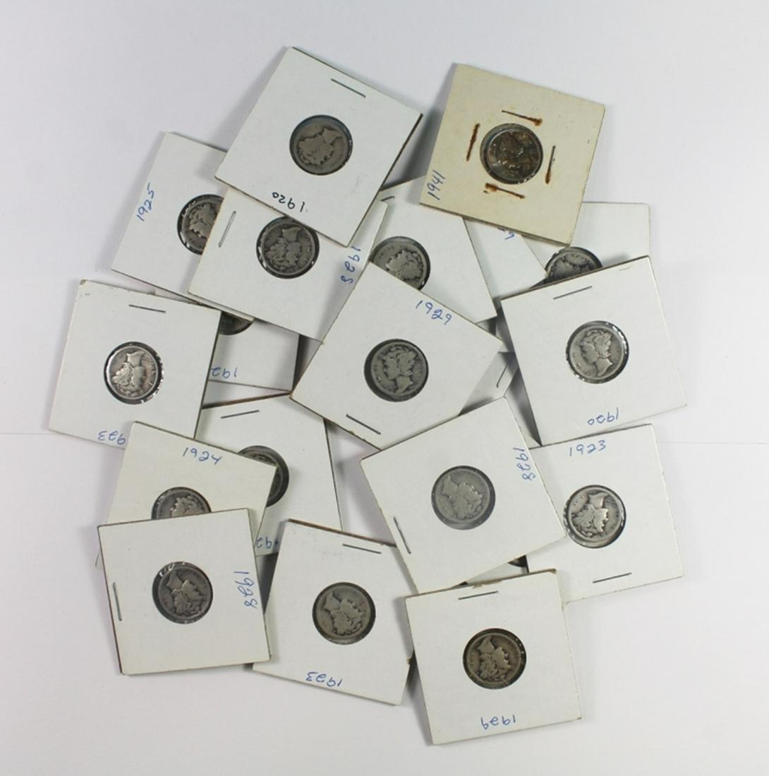 (20) MERCURY DIMES (1 of 1)
