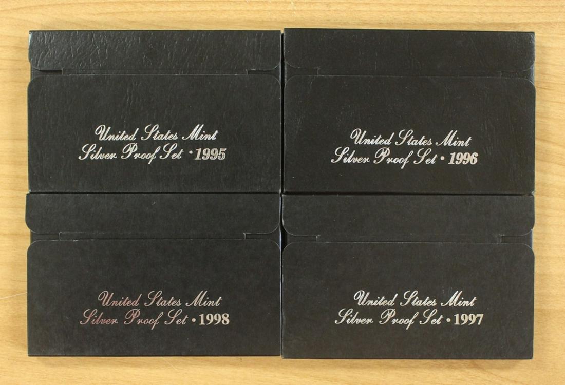 (4) U.S. SILVER PROOF SETS (1 of 1)