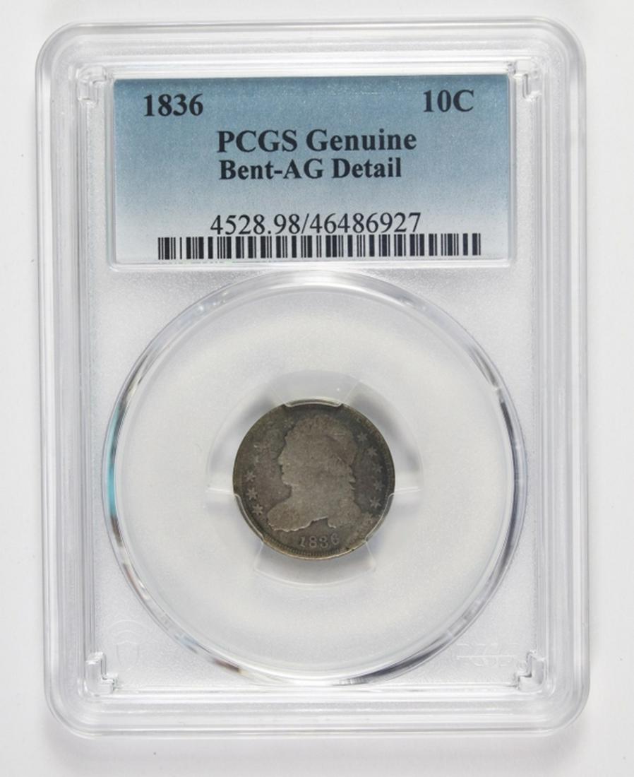 1836 CAPPED BUST DIME (1 of 2)