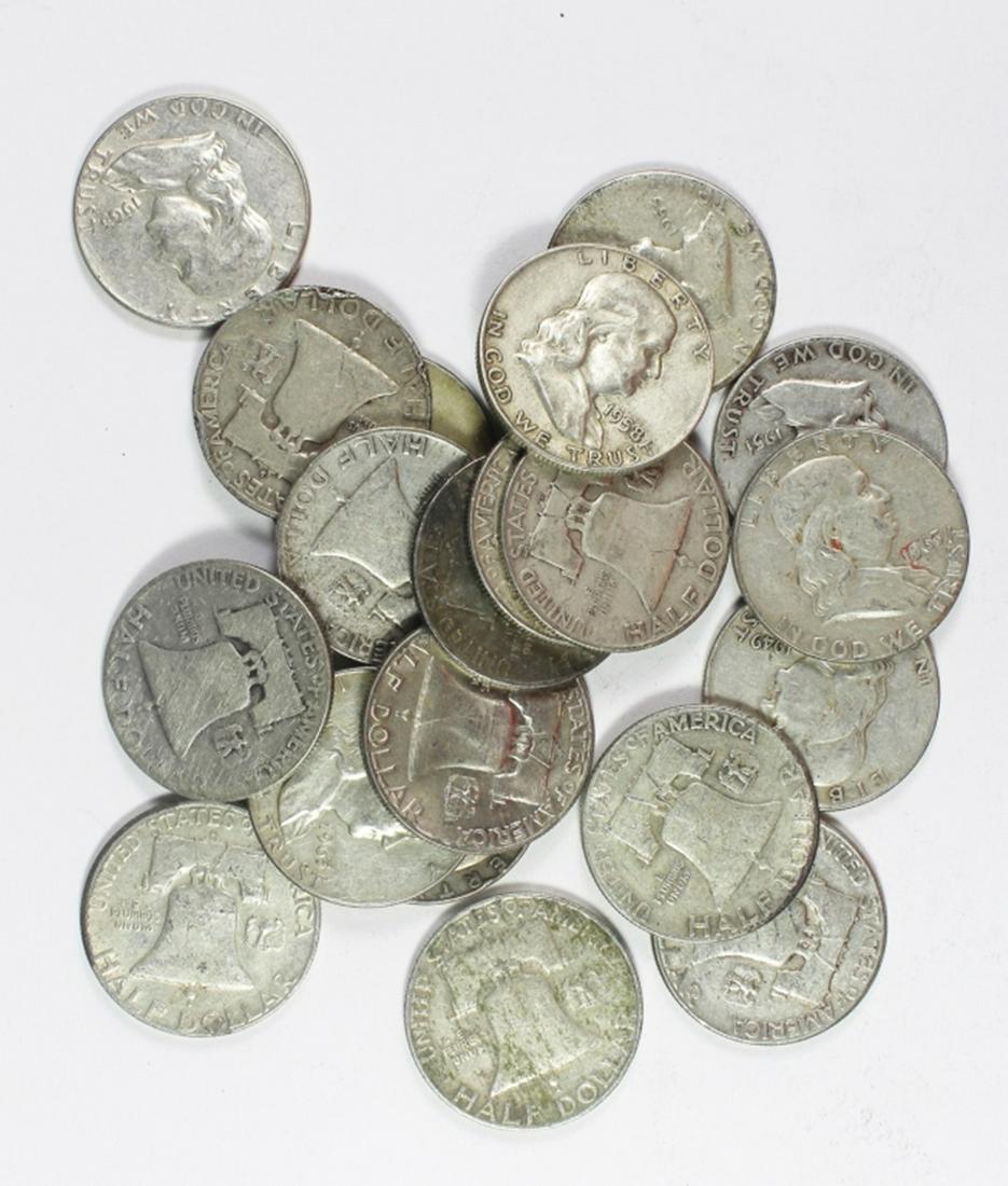 $10 FACEVALUE 90% SILVER HALF DOLLARS (1 of 1)