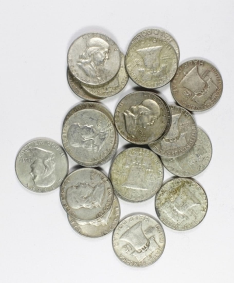 $10 FACEVALUE 90% SILVER HALF DOLLARS (1 of 1)