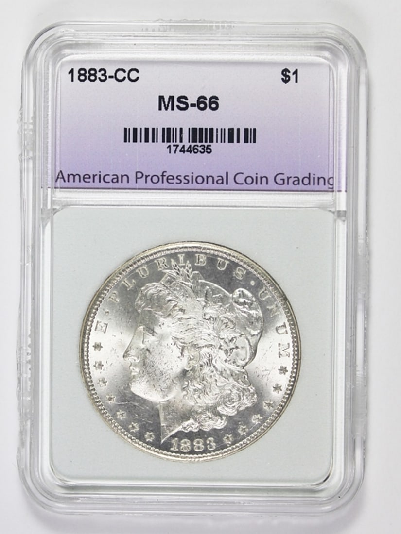 1883-CC MORGAN SILVER DOLLAR (1 of 2)