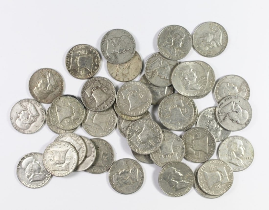 $20 FACEVALUE 90% SILVER HALF DOLLARS (1 of 1)