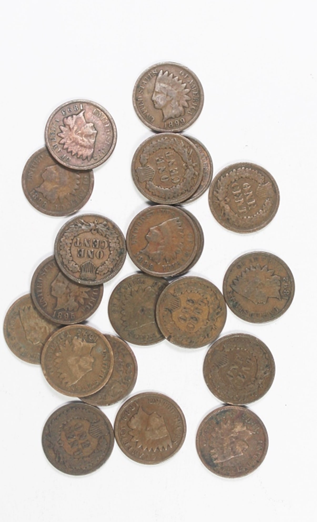 (20) INDIAN HEAD CENTS (1 of 1)