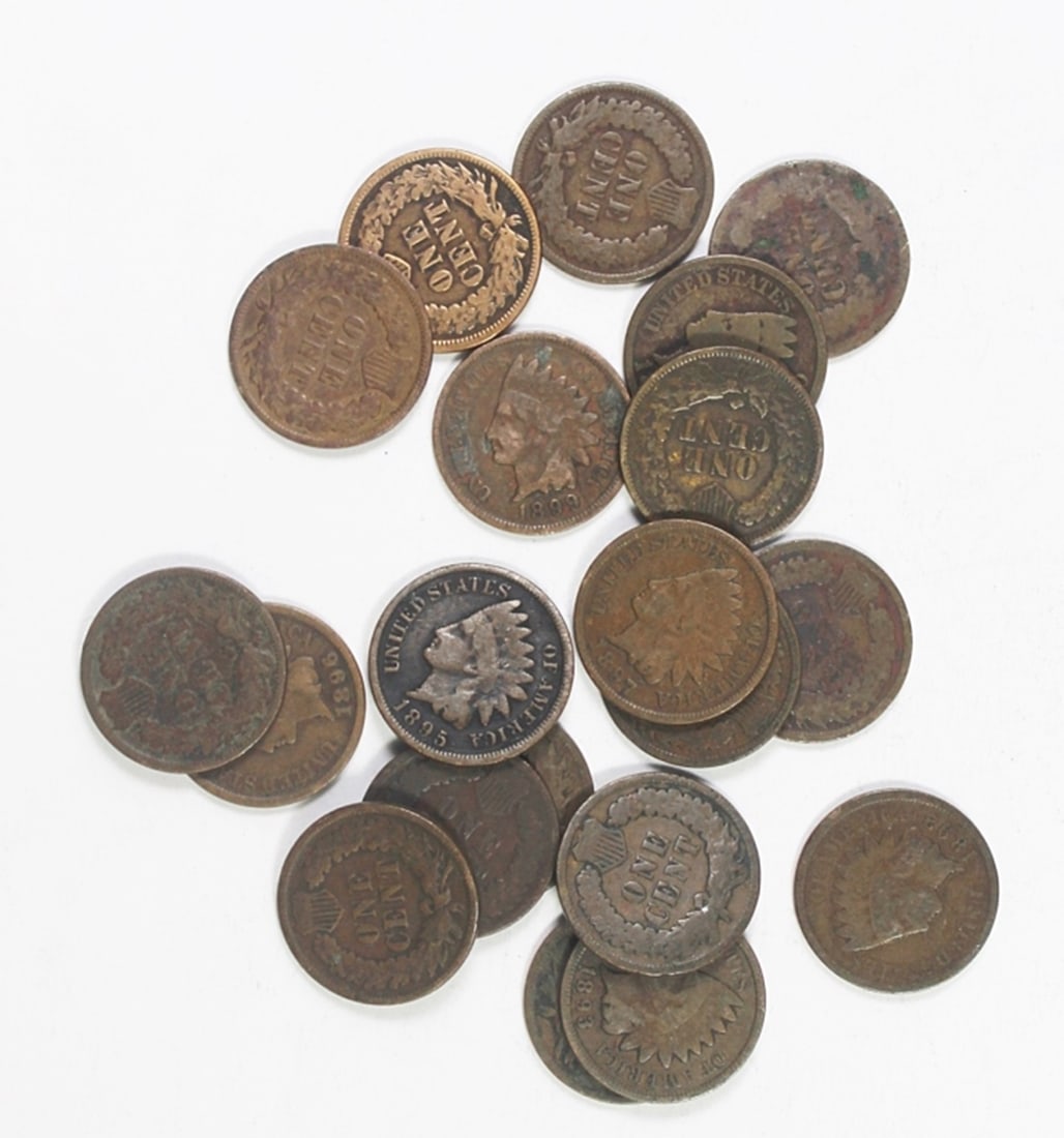 (20) INDIAN HEAD CENTS (1 of 1)