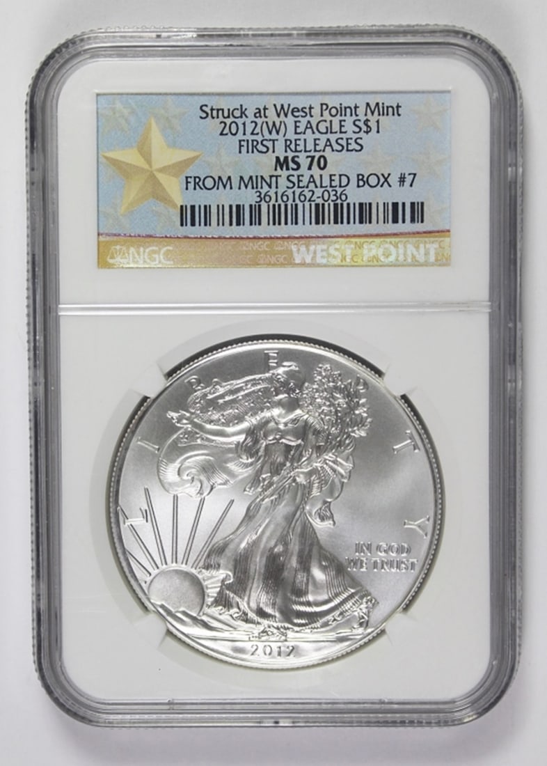 2012-W AMERICAN SILVER EAGLE (1 of 2)