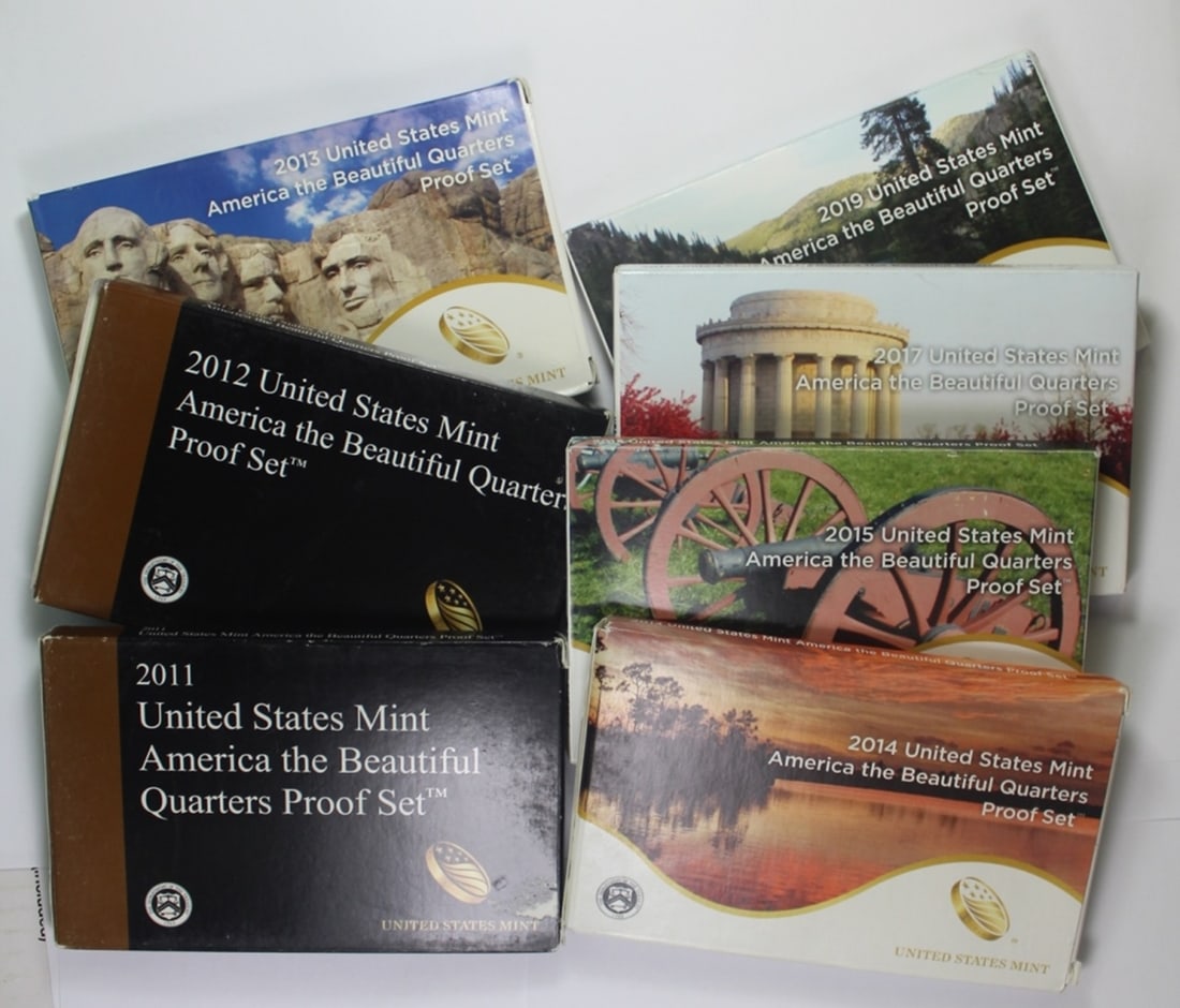 COLLECTORS LOT QUARTER PROOF SETS (1 of 2)