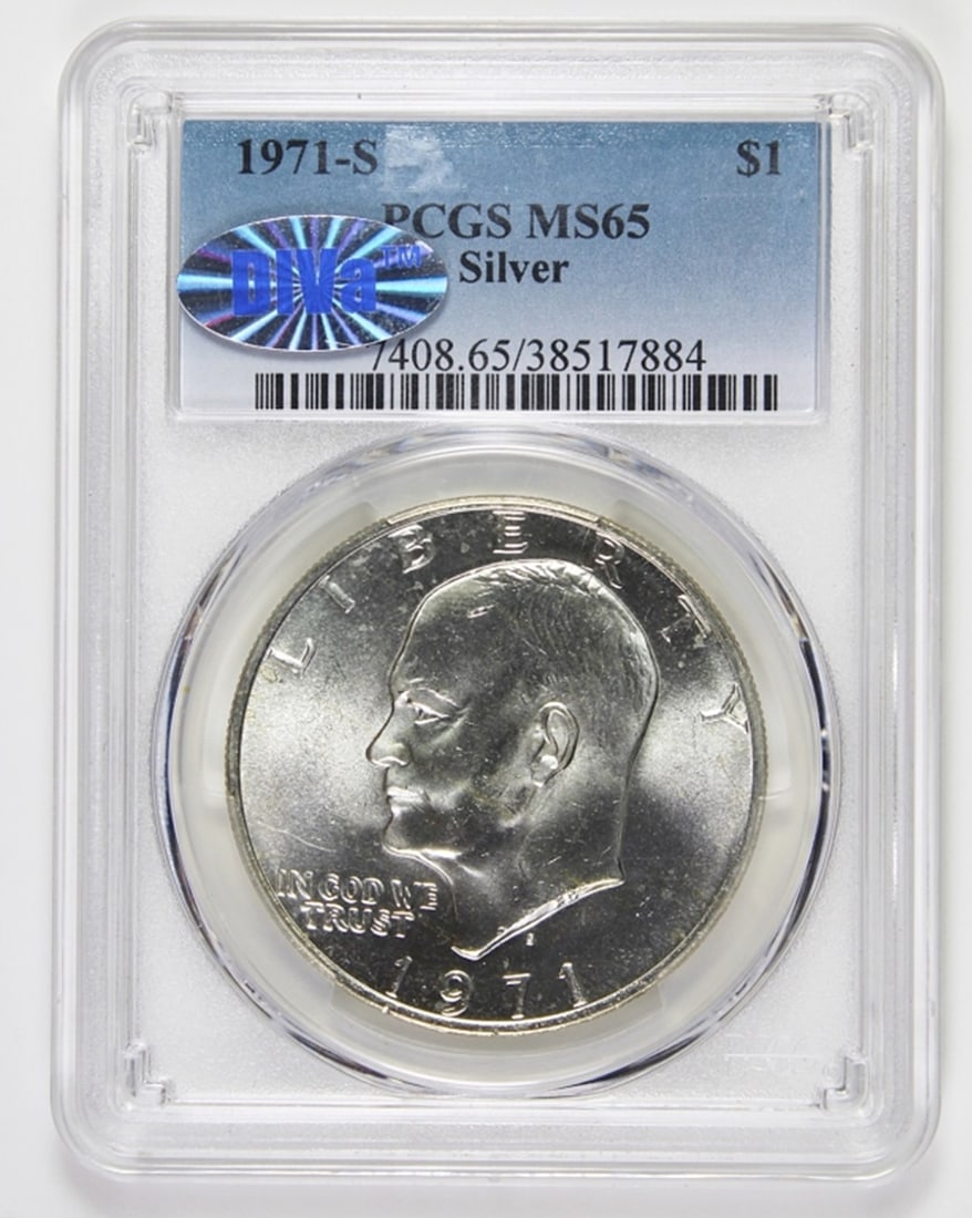 1971-S EISENHOWER SILVER DOLLAR (1 of 2)