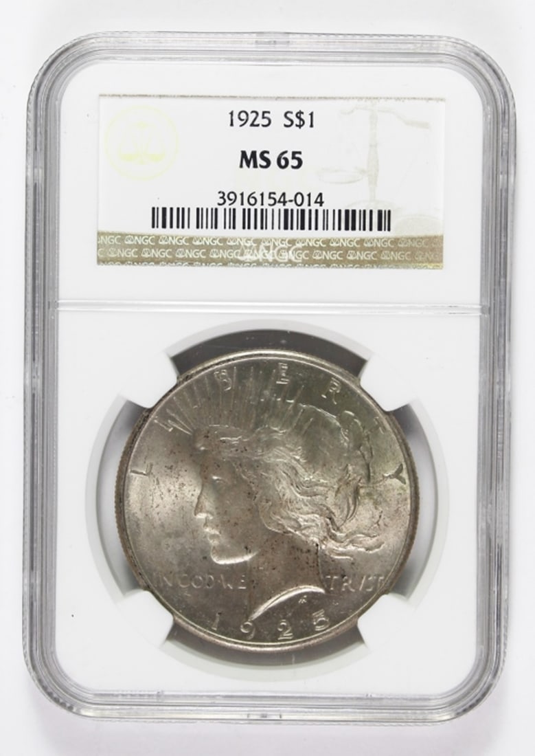 1925 PEACE SILVER DOLLAR (1 of 2)
