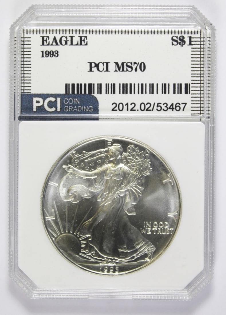 1993 AMERICAN SILVER EAGLE (1 of 2)