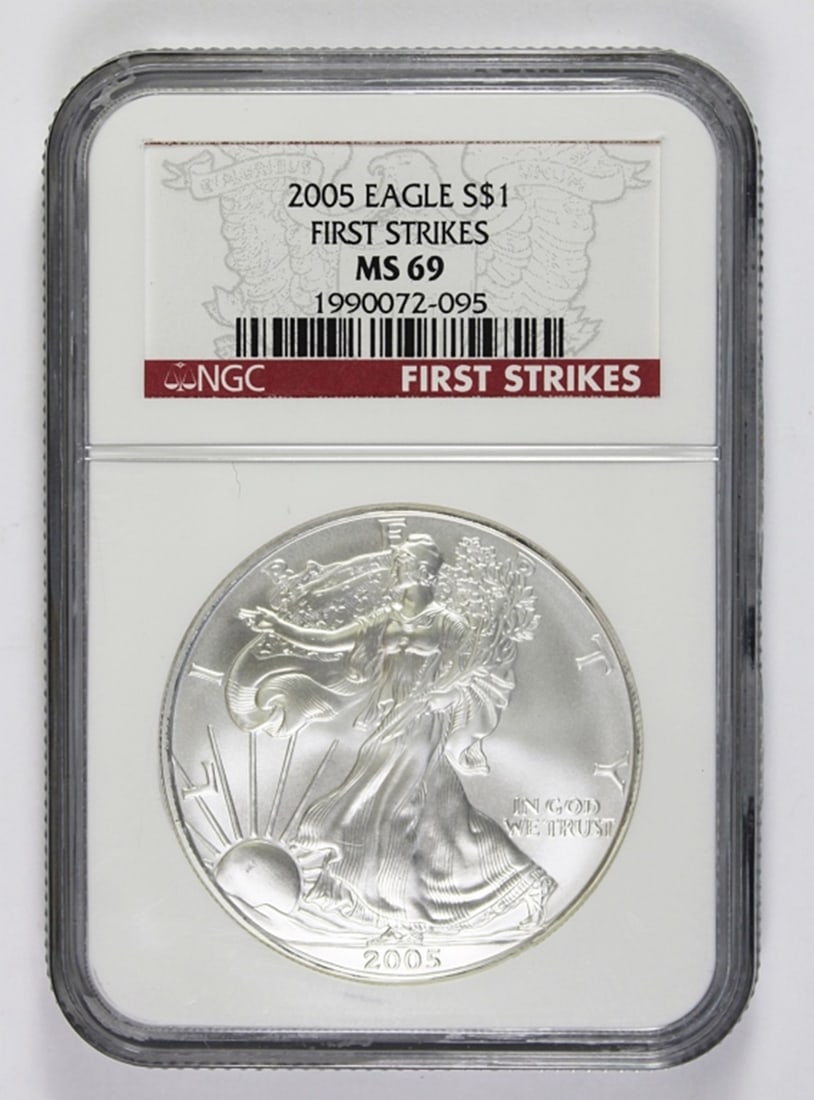 2005 AMERICAN SILVER EAGLE (1 of 2)