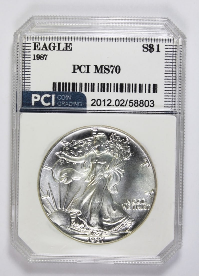 1987 AMERICAN SILVER EAGLE (1 of 2)