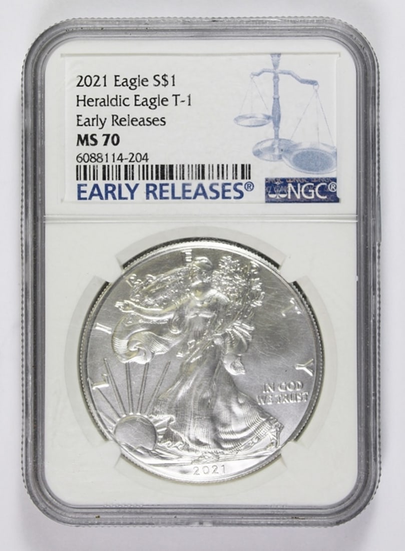 2021 AMERICAN SILVER EAGLE (1 of 2)