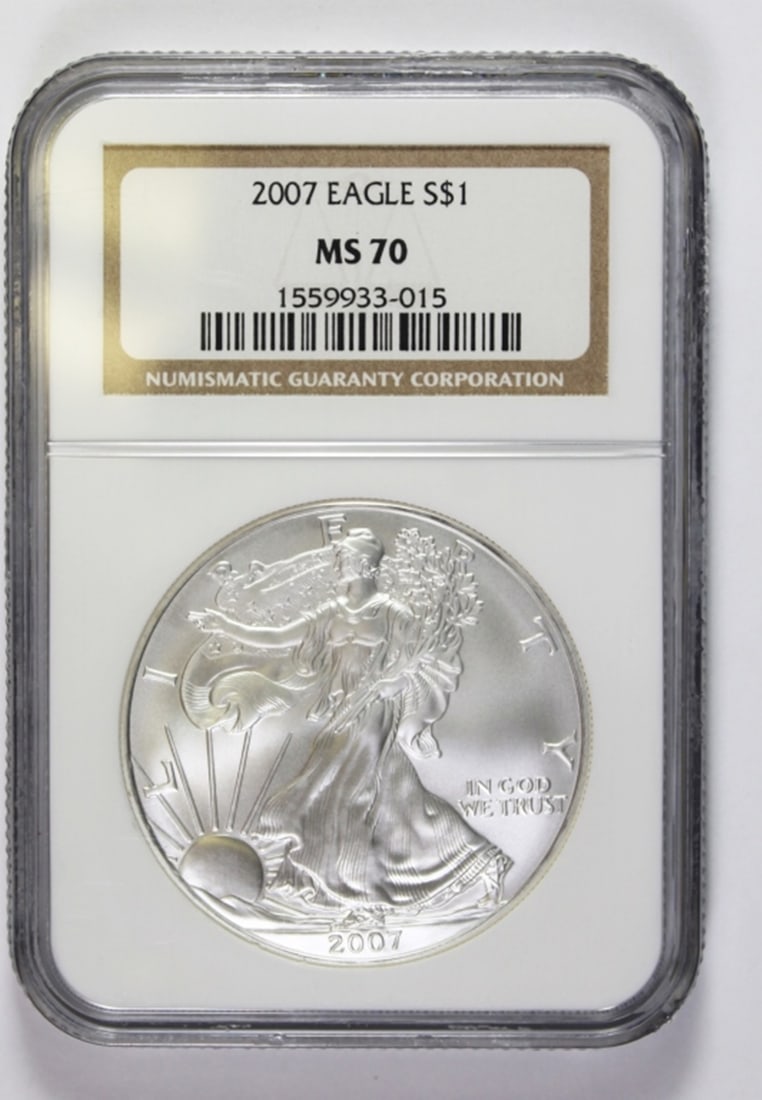 2007 AMERICAN SILVER EAGLE (1 of 2)