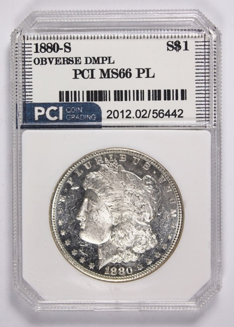 1880-S MORGAN SILVER DOLLAR (1 of 2)