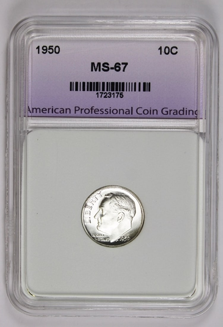 1950 ROOSEVELT SILVER DIME (1 of 2)