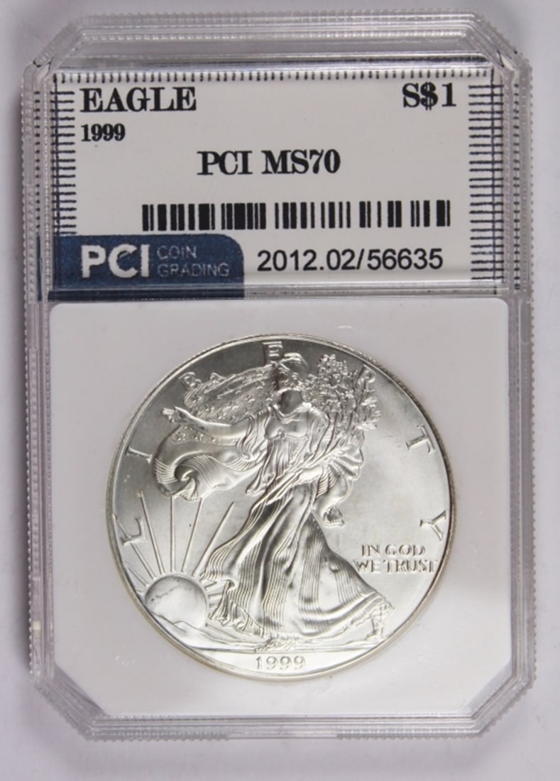 1999 AMERICAN SILVER EAGLE (1 of 2)