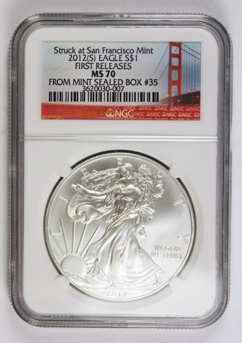 2012-S AMERICAN SILVER EAGLE (1 of 2)