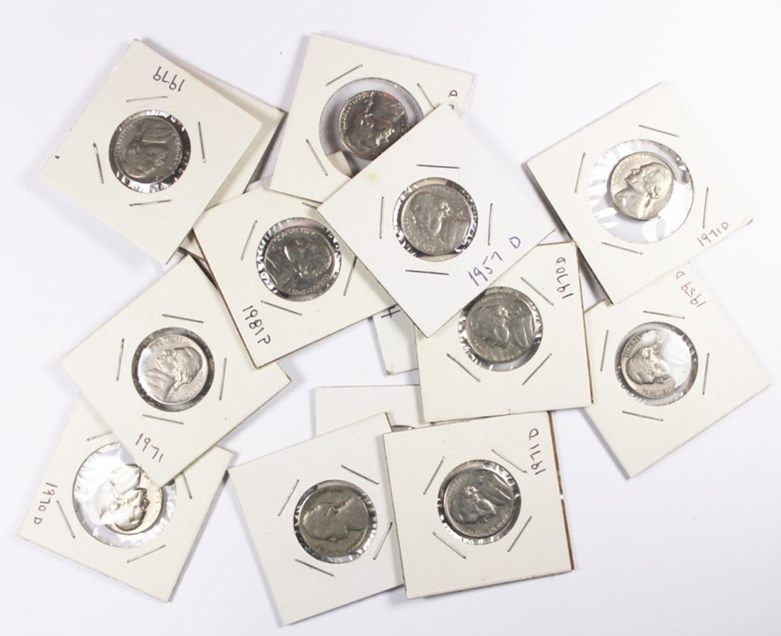 GROUP LOT OF BU JEFFERSON NICKELS (1 of 1)