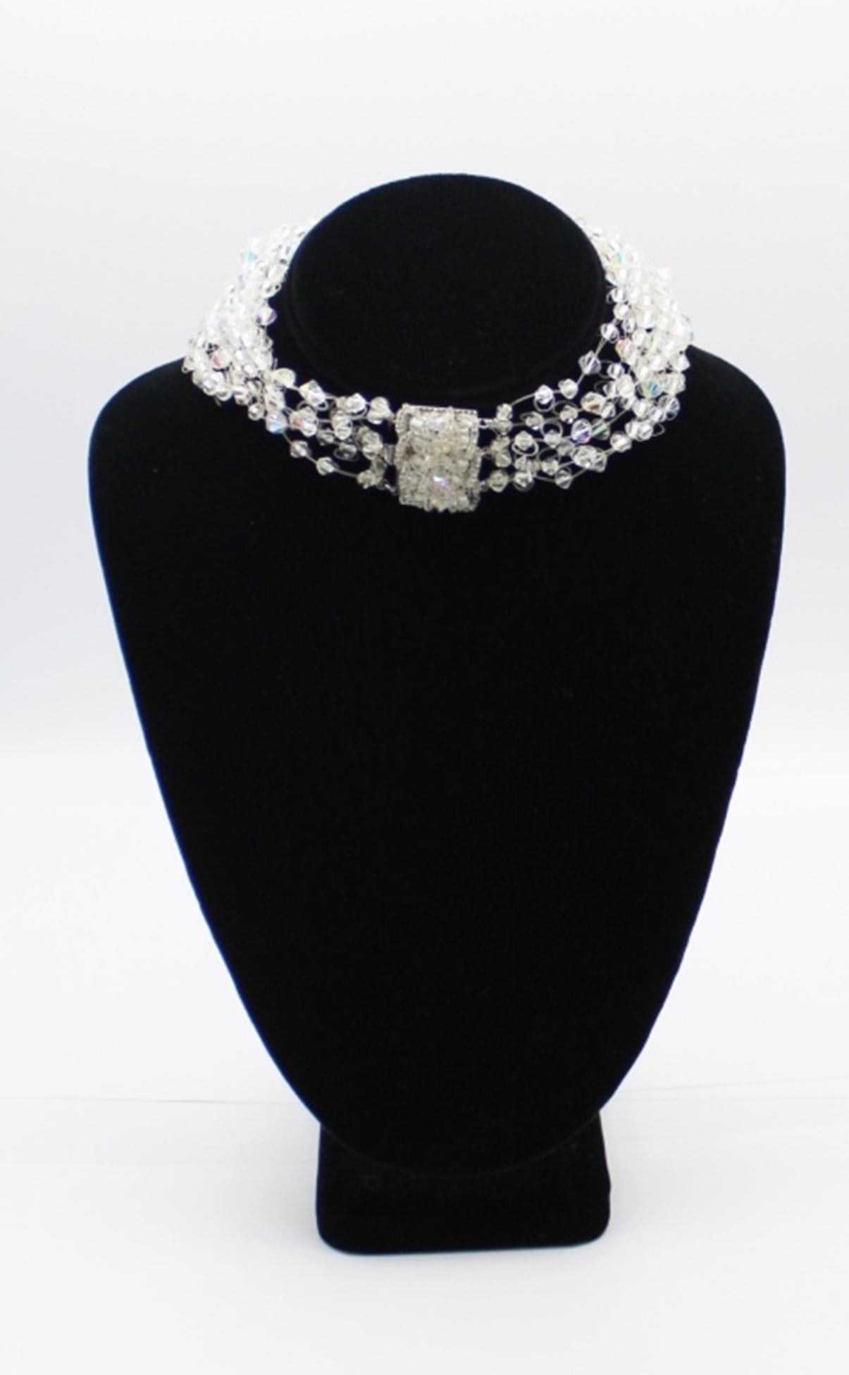 VINTAGE AURORA BOREALIS CHOKER NECKLACE (1 of 2)