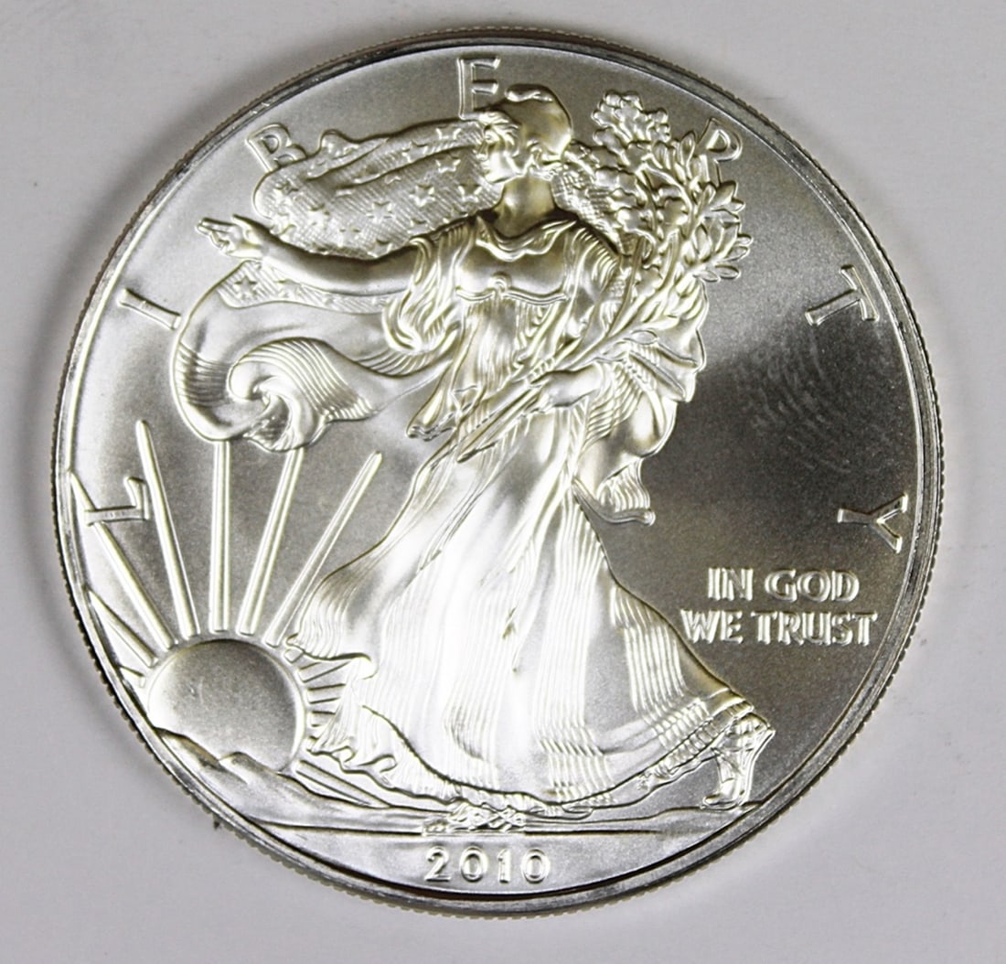 2010 AMERICAN SILVER EAGLES (1 of 2)