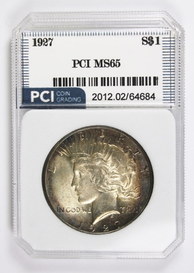 1927 PEACE SILVER DOLLAR (1 of 2)