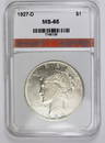 1927-D PEACE SILVER DOLLAR