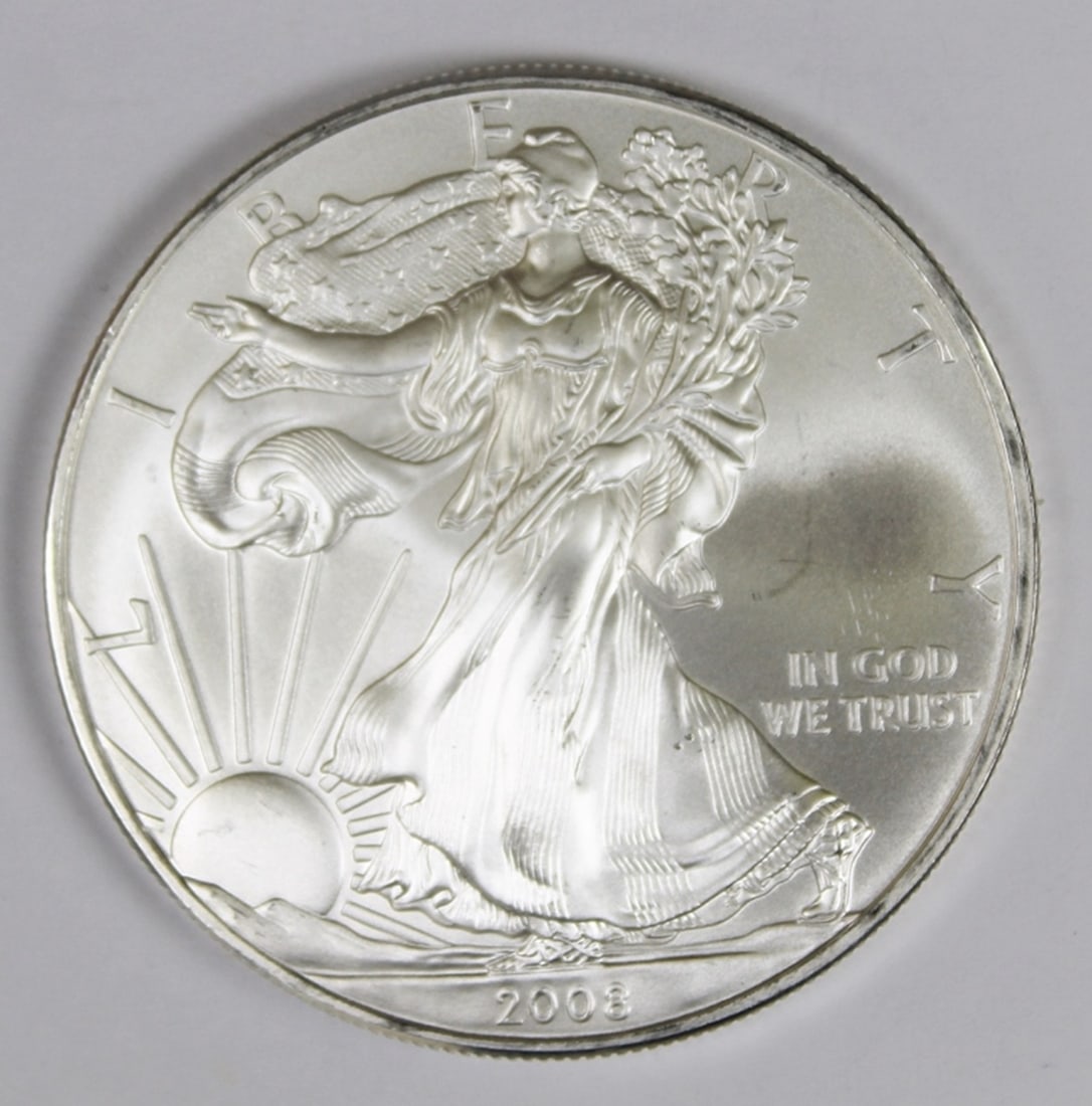 2008 AMERICAN SILVER EAGLE (1 of 2)