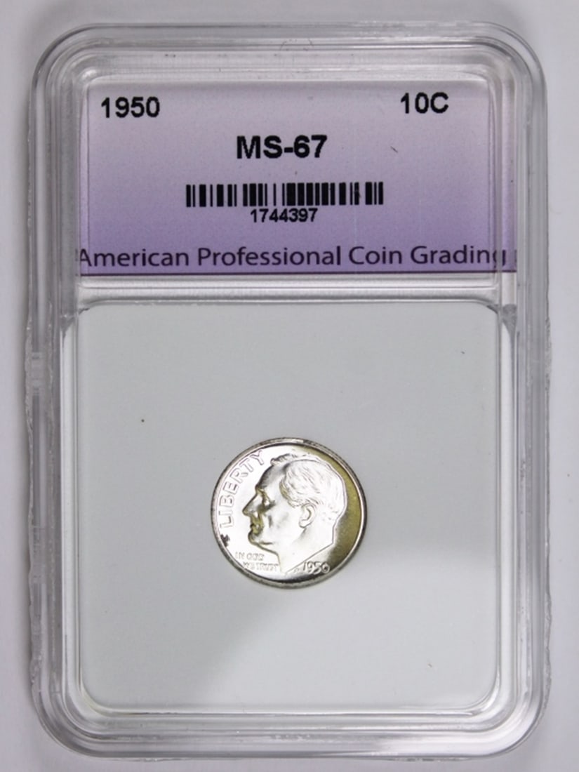 1950 ROOSEVELT SILVER DIME (1 of 2)