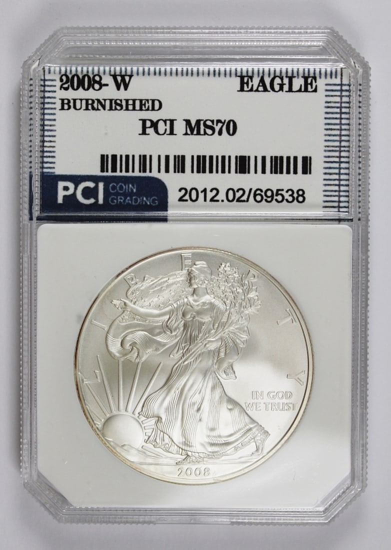 2008-W AMERICAN SILVER EAGLE (1 of 2)