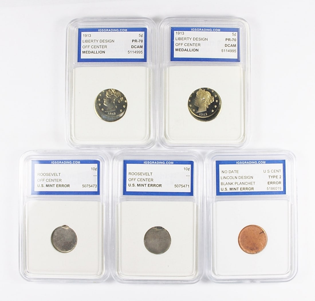 GROUP LOT OF ERROR COINS (1 of 1)