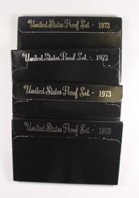 (4) 1973 UNITED STATES PROOF SETS