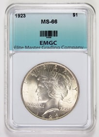 1923 PEACE SILVER DOLLAR