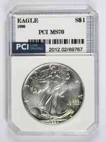 1990 AMERICAN SILVER EAGLE