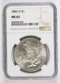 1883-O MORGAN SILVER DOLLAR