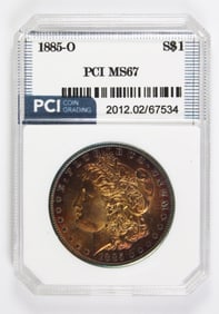 1885-O MORGAN SILVER DOLLAR