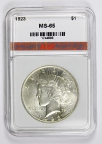1923 PEACE SILVER DOLLAR