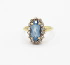 14K AQUAMARINE RING