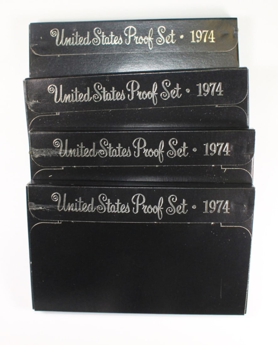 (4) 1974 UNITED STATES PROOF SETS (1 of 2)